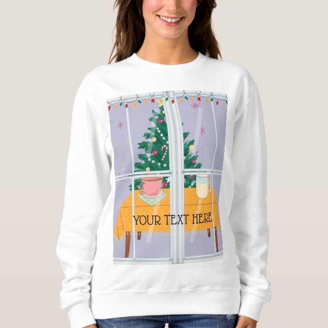 WINDOW CHRISTMAS SWEATSHIRT (Front)