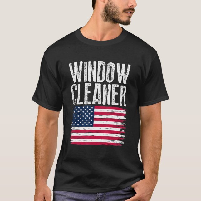 Window Cleaner Cleaning 65 T-Shirt (Front)