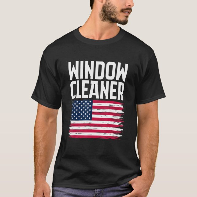 Window Cleaner Cleaning 70 T-Shirt (Front)