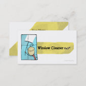 Window Cleaner Ph.D Business Card (Front/Back)