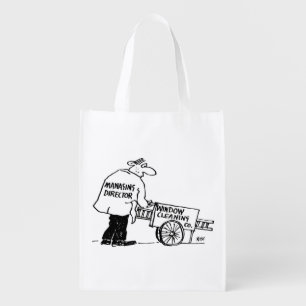 Window Cleaner with Window Cleaning Cart Grocery Bag