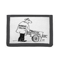 Window Cleaner with Window Cleaning Cart Trifold Wallet