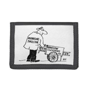 Window Cleaner with Window Cleaning Cart Trifold Wallet