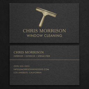 Window Cleaning Business Card