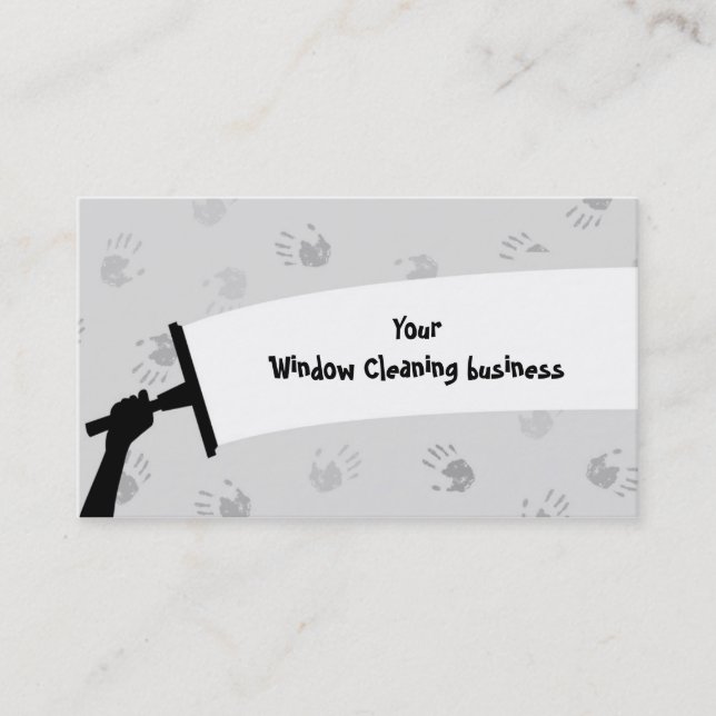 Window Cleaning Business Card (Front)