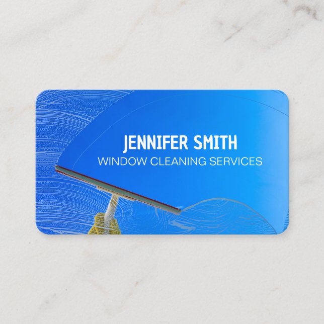 Window Cleaning Business Card (Front)