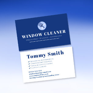Window Cleaning Business Card Template   Professio
