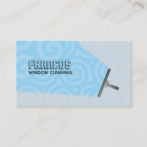 Customizable Window Cleaning business cards