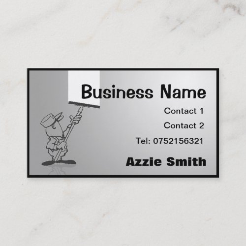 Window Cleaning/Decorating Business Card