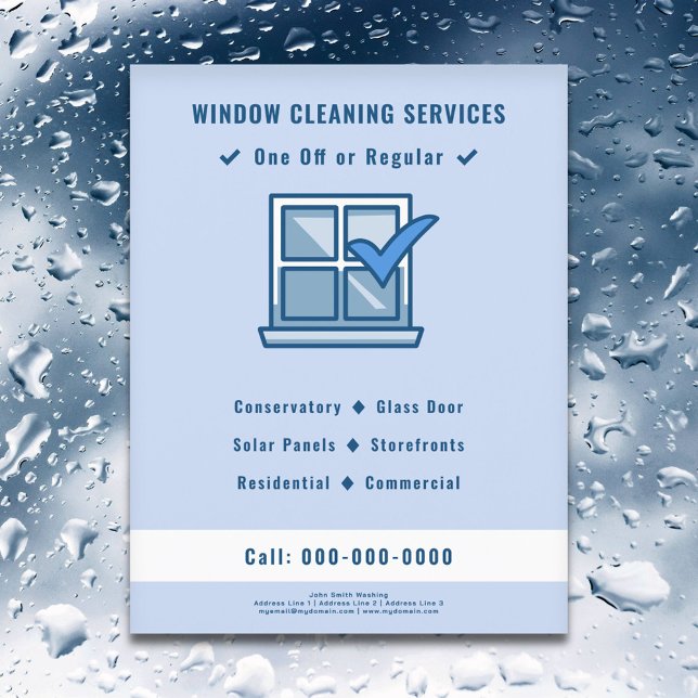 Window Cleaning Service Flyer (Window Cleaning Service Flyer)