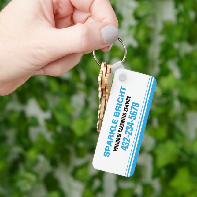Window Cleaning Service Keychain (Hand)