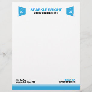 Window Cleaning Service Letterhead