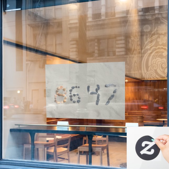 Window Cling (Cafe Window)