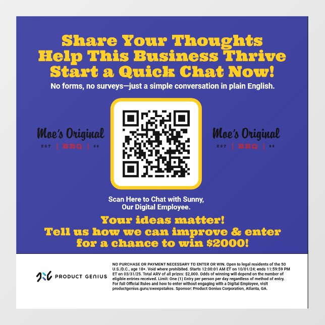 Window cling-clean PGC Cling (Sheet)