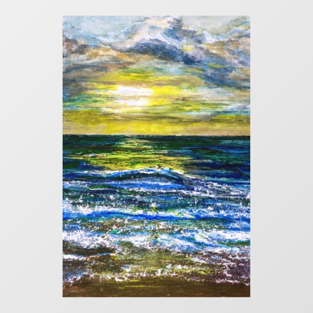 Window Cling - Sunset Seaside Moods (Sheet)