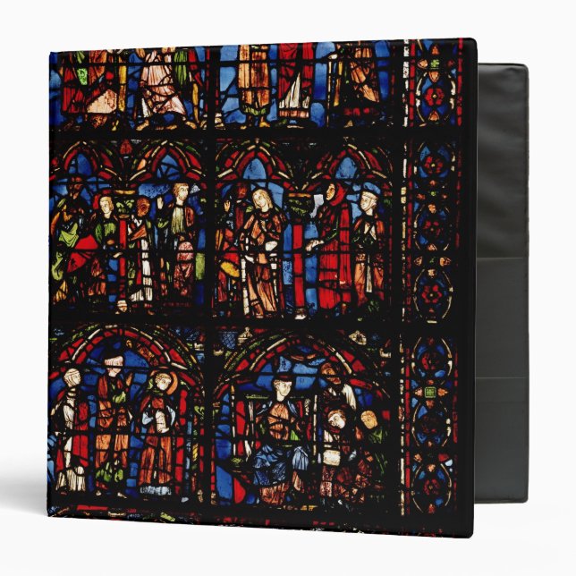 Window depicting scenes binder (Front/Inside)