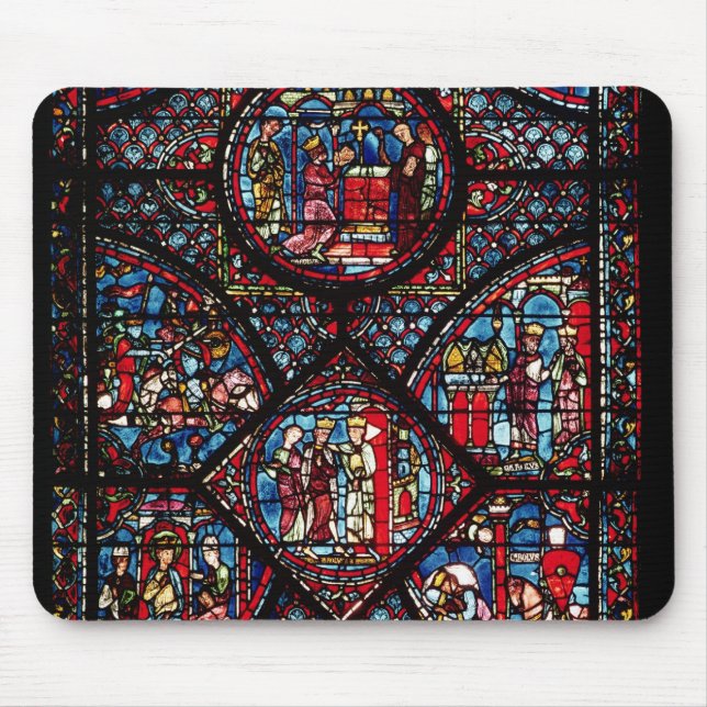 Window depicting scenes mouse pad (Front)