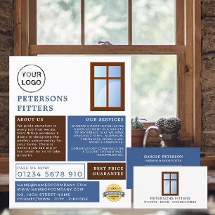 Window Design, Window & Door Fitter Company Flyer