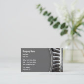 Window Fashions Business Cards (Standing Front)