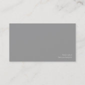 Window Fashions Business Cards (Back)