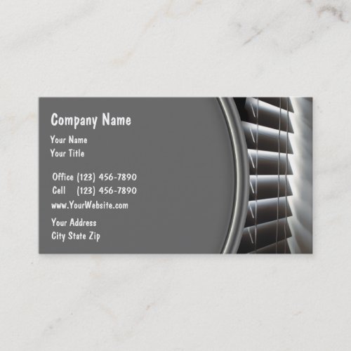 Window Fashions Business Cards