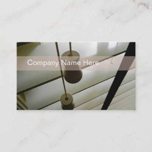 Window Fashions Business Cards