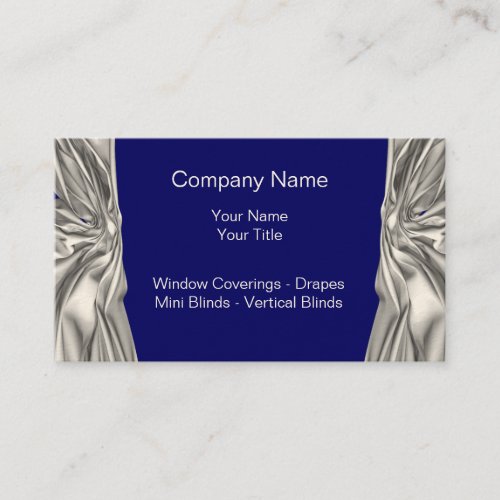 Window Fashions Business Cards