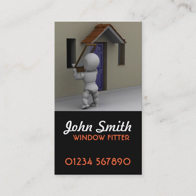 Window Fitters Business Card (Front)