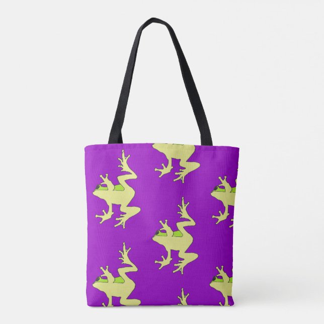 Window Frogs tote bag (Back)