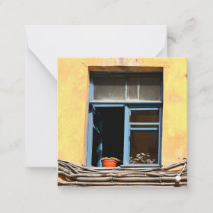 Window in Saint-Petersburg Note Card