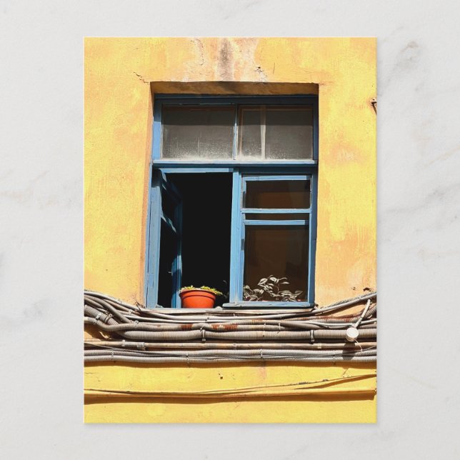 Window in Saint-Petersburg Postcard (Front)