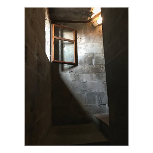Window in the Stairway of the Duomo in Florence Photo Print