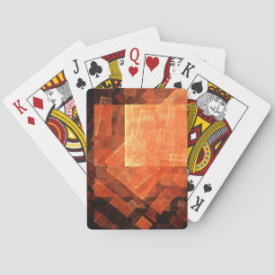 Window Light Abstract Art Poker Cards