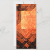 Window Light Abstract Art Rack Card (Back)