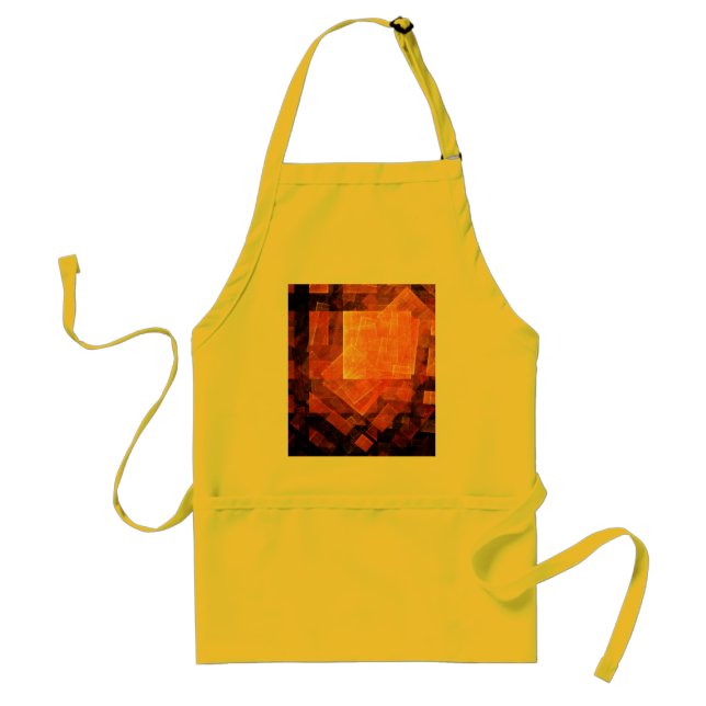 Window Light Modern Geometric Squares Abstract Art Adult Apron (Front)