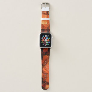 Window Light Modern Geometric Squares Abstract Art Apple Watch Band