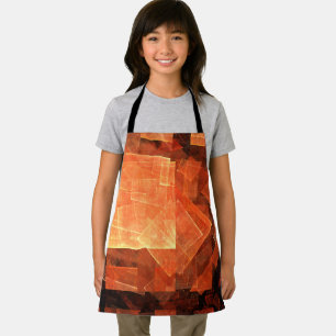 Window Light Modern Geometric Squares Abstract Art Apron