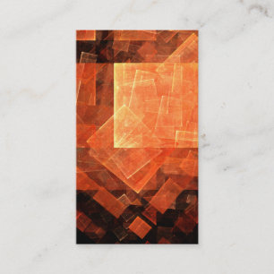 Window Light Modern Geometric Squares Abstract Art Business Card