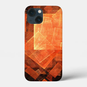 Window Light Modern Geometric Squares Abstract Art iPhone 13 Mini Case