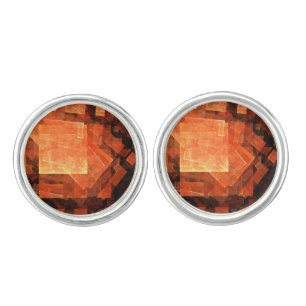Window Light Modern Geometric Squares Abstract Art Cufflinks