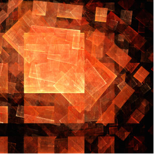 Window Light Modern Geometric Squares Abstract Art Cutout
