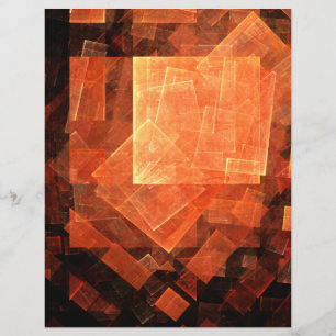 Window Light Modern Geometric Squares Abstract Art Flyer