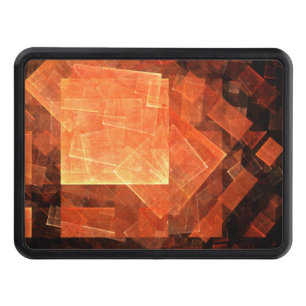 Window Light Modern Geometric Squares Abstract Art Hitch Cover