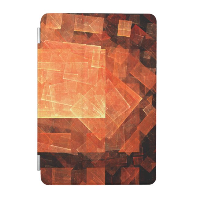 Window Light Modern Geometric Squares Abstract Art iPad Mini Cover (Front)