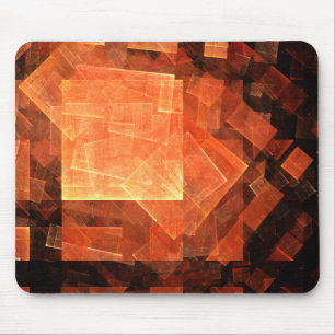 Window Light Modern Geometric Squares Abstract Art Mouse Pad