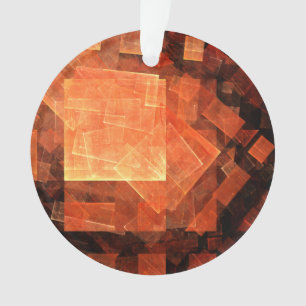 Window Light Modern Geometric Squares Abstract Art Ornament