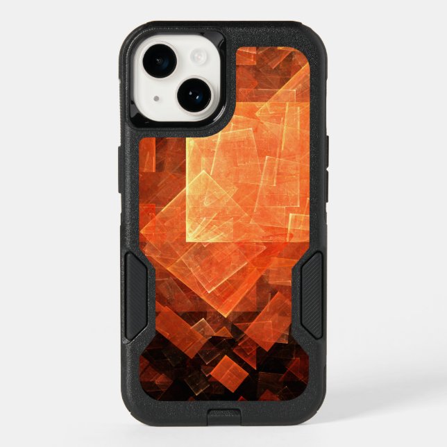 Window Light Modern Geometric Squares Abstract Art Otterbox iPhone Case (Back)