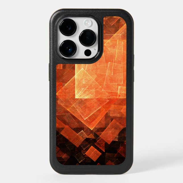 Window Light Modern Geometric Squares Abstract Art Otterbox iPhone Case (Back)