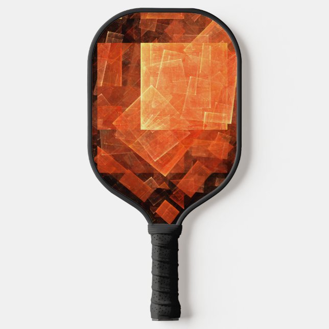 Window Light Modern Geometric Squares Abstract Art Pickleball Paddle (Front)