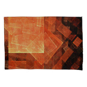 Window Light Modern Geometric Squares Abstract Art Pillowcase